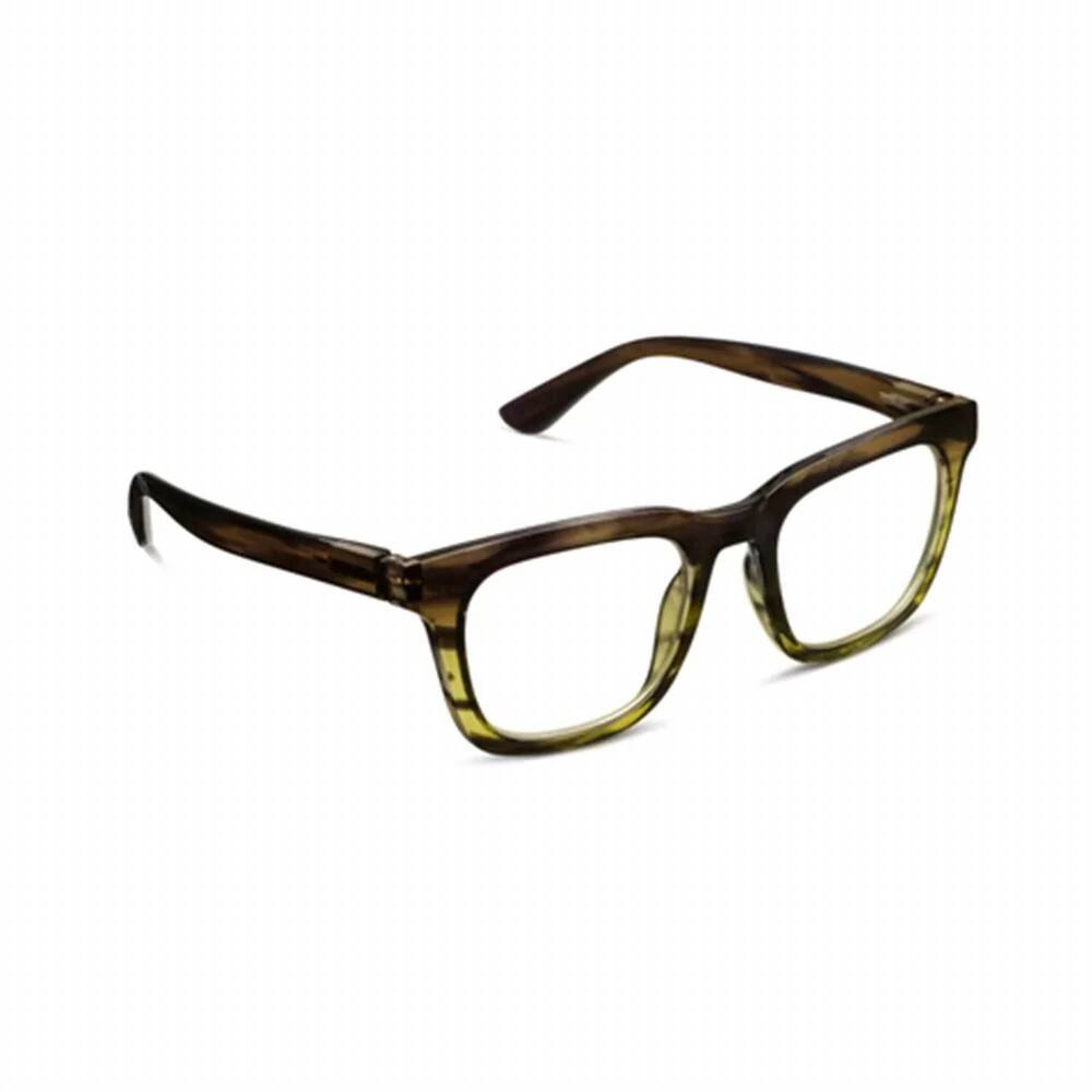 NEW PEEPERS unisex - cavern progressive glasses in green ombre